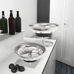 Évier de cuisine en acier inoxydable <span class=keywords><strong>Talea</strong></span>, style moderne, facile à installer, 3 pouces, finition polie, raccordement par compression, garantie 1 an - Product Image 2