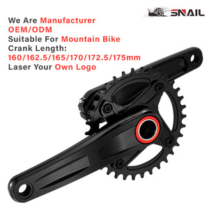 Snail cranks sản xuất 30t 32T 34T 36t 38T chainring cho xe đạp khác Phụ tùng xe đạp crankset - Product Image 2