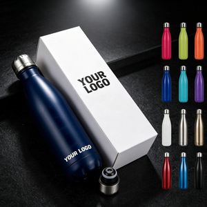 Bouteille d'eau personnalisée 500 ml, cadeau promotionnel d'entreprise, tasse mate enduite, impression 3D, tasse de voyage, logo laser imprimé, tasses et mugs - Product Image 1