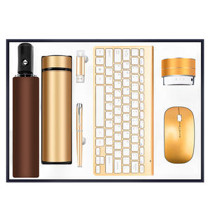 Ensembles cadeaux 5 en 1 clavier sans fil + souris + stylo + batterie externe + clé USB OTG avec logo personnalisé - Product Image 6