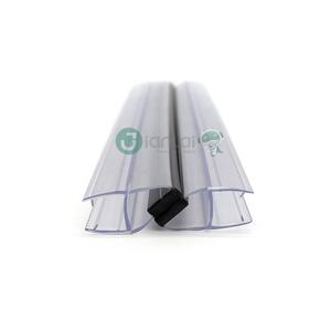 Bande magnétique étanche à 180 degrés pour <span class=keywords><strong>porte</strong></span> <span class=keywords><strong>de</strong></span> <span class=keywords><strong>douche</strong></span>, <span class=keywords><strong>joint</strong></span> en caoutchouc avec aimant puissant pour <span class=keywords><strong>porte</strong></span> en verre d'angle - Product Image 2