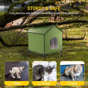 Nueva Casa de gato calentada al aire libre exterior impermeable seguro cálido perro cama para dormir calentada - Product Image 2
