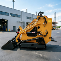 Chargeuse compacte à moteur diesel 1T, directement de l'usine |   Puissante pelle sur chenilles certifiée EPA et approuvée CE avec engrenages
