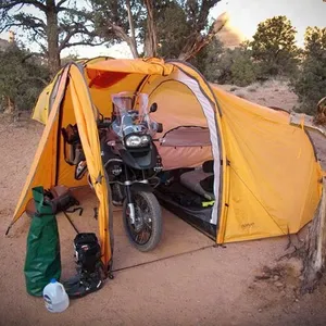 Tenda Sepeda Motor Tahan Air Bagus, Tenda Sepeda Motor dengan Ruang Penyimpanan Besar