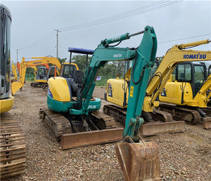 Komatsu รถตักดินไฮดรอลิกแบบใช้แล้วขนาดเล็กรุ่น PC35 PC35MR-1มือสองสภาพการวิ่งที่ดี - Product Image 2