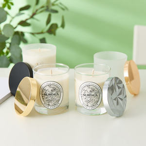 Frascos de Velas Reutilizables Ecológicos Transparentes de 7 oz, Recipientes de Vidrio Grueso Vacíos a Granel para Suministros de Fabricación de Velas de Navidad - Product Image 2