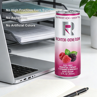 Boisson Énergisante de Qualité Supérieure en Gros – Meilleure Vente, Marque Privée, Boisson Énergisante Prime Framboise Açaï Thé Vert