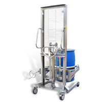Chariot à tambour manuel pour le levage, le transport, l'empilage et le pesage de fûts en acier de 55 gallons / en plastique de 200 L DA450