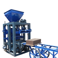 Qt4-24 de haute qualité ciment creux solide pavé pavage bloc de verrouillage Machine à briques en béton