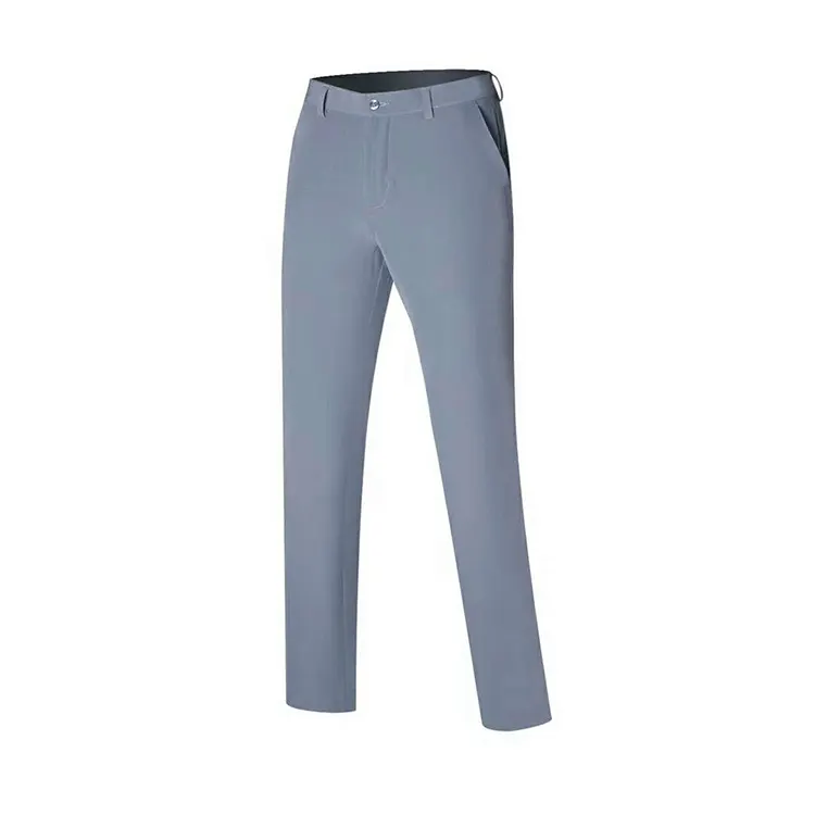 Pantalones de Golf de secado rápido para hombre, ropa deportiva de alta calidad, color gris, personalizado