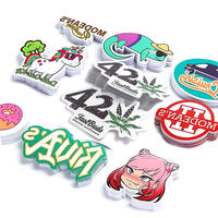 Pegatinas de Vinilo con Corte Personalizado, Etiquetas Adhesivas Impermeables de PVC con Diseño de Logotipo de Empresa, Pegatinas de Dibujos Animados
