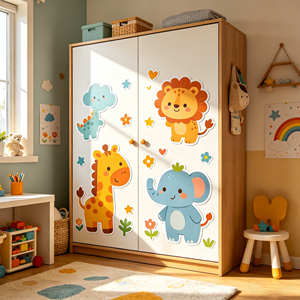 Pegatinas de Vinilo Personalizadas, Resistentes al Agua, Autoadhesivas, Impresas, <span class=keywords><strong>para</strong></span> Decoración del Hogar, Dormitorio y Armario - Product Image 3