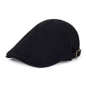 Nuevo Sombrero Newsboy de Mezclilla, Estilo Británico, a Cuadros, de Ala Corta, Unisex, 100% Algodón, para Primavera y Otoño, Casual - Product Image 4