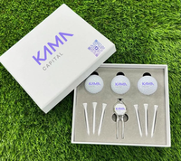 Coffret cadeau d'accessoires de golf personnalisés de luxe pour hommes, kit de golf avec logo brodé personnalisé pour la fête des pères, anniversaire, cadeaux d'affaires