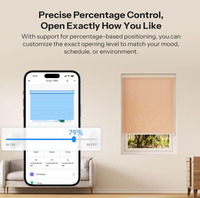 AIsmartlink SONOFF Zigbee Smart Roller Shutter Switch MINI-ZBRBS, Ukuran Mini, Kontrol Persentase, Zigbee Repeater