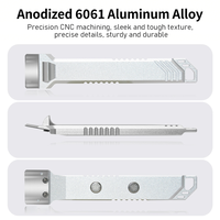 Alat Pembersih Hot Bed Printer 3D YouQi, Kit Scraper Berbahan Logam CNC, Pisau SK5 & Gagang Aluminium Alloy, Penyimpanan Magnetik