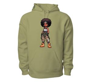 Unisex nuevo Color sólido 100% algodón pesado polar de gran tamaño pulóver Sudadera con capucha deportes de invierno diseño impreso - Product Image 2