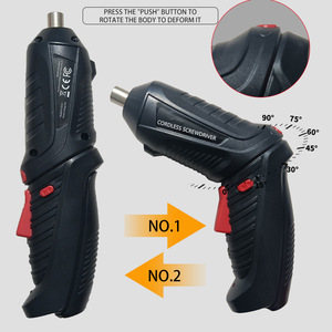 Cordless Screwdriver 900rpm 3Nm <b>Torque</b> Rechargeable Electric Screwdriver With Charger Foldable Design For Home Use - Product Image 1