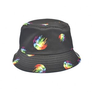 Inspire Polyester Sublimation Imprimé Filles Garçons Mignon Chapeau Seau Nuage Bleu - Product Image 6