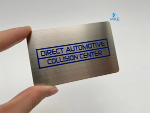 بطاقة أعمال معدنية لزيارة بطاقة الائتمان وبطاقة زجاجية - Product Image 2