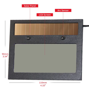 Casco de Soldadura con Oscurecimiento Automático Solar TRUSOXIN TX500DF con Herramienta de Corte por Plasma, Certificado CE, Batería Alcalina, Garantía de 1 Año - Product Image 4