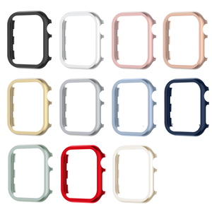 Couvercle métallique pour <span class=keywords><strong>Apple</strong></span> <span class=keywords><strong>Watch</strong></span> Series Ultra 8 9 7 6 5 <span class=keywords><strong>4</strong></span> 3 41mm 45mm <span class=keywords><strong>40mm</strong></span> 44mm étui de protection en alliage d'<span class=keywords><strong>aluminium</strong></span> cadre de pare-chocs - Product Image 2