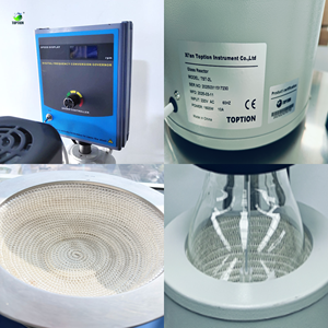 Reactor de Vidrio de Una Sola Capa TOPTION <span class=keywords><strong>TST</strong></span> UL/CE (Calentamiento con Manta Eléctrica/Baño de Aceite) Apto para Laboratorio - Product Image 3