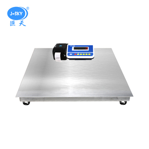 J-Sky 고용량 디지털 산업 규모 맞춤형 OEM ODM 로우 프로파일 바닥 계량 플랫폼 공급망 사용 공장 직접 - Product Image 6