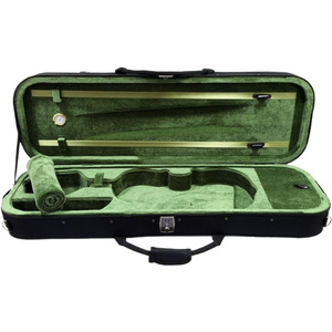 Professional Dustproof Hard <b>Box</b> Violin Case Pressure-Resistant Canvas with <b>Lock</b> 4/4 Size Model 03VC Instrument Bags & Cases - Product Image 3