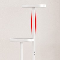 Support à plantes en métal multi-niveaux rustique moderne Oniya, étagère à plantes roulante, support pour pot de fleurs intérieur/extérieur, décoration pour la maison et le jardin