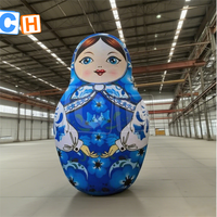 Poupée gonflable personnalisée Matryoshka mascotte publicité jouet géant grand gonflable extérieur pour la décoration de festival