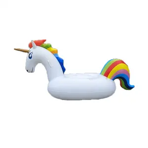 Ce זול עמיד בקשת מתנפחים קשת unicorn צף צבעוני צף unicorn לפוצץ את הבריכה לצוף מתנפחים סוס מים נסיעה