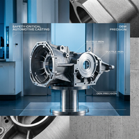 Service de fonderie de sable en fonte ductile OEM sur mesure ASTM A536 80-55-06 GGG50 pour machines automobiles, certifié ISO9001