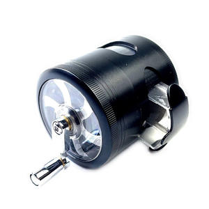 Moulin à herbes manuel haut <span class=keywords><strong>de</strong></span> gamme 63 mm 4 pièces en alliage <span class=keywords><strong>de</strong></span> zinc multicolore pour tabac et épices, logo personnalisé - Product Image 1