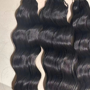 <span class=keywords><strong>Extension</strong></span> de <span class=keywords><strong>cheveux</strong></span> humains Remy européen de 18 pouces, un donneur, vague naturelle, pour fixation micro-anneaux à double trame machine, JInhan E200 - Product Image 1
