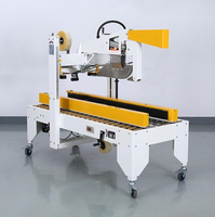 Machine à sceller les cartons entièrement automatique et réglable électriquement avec certification CE pour l'emballage des vêtements et des boissons