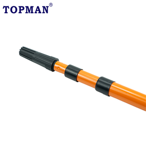 Topman – poteau d'extension télescopique en acier, 4 sections, 4 mètres, serrure intérieure revêtue de poudre pour la <span class=keywords><strong>peinture</strong></span> et le nettoyage et ouvre-fenêtre - Product Image 3