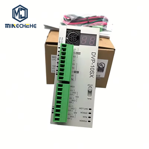 ตัวควบคุมลอจิกแบบตั้งโปรแกรมได้ PLC DVP10SX11R DVP14SX11T DVP28SX11R โมดูลอินพุตเอาต์พุตแบบอะนาล็อก ระบบควบคุมอัตโนมัติ - Product Image 1