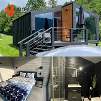 Casa Prefabricada de Acero Galvanizado Ecológica, de Ensamblaje Rápido, Modular, Pequeña, para Hotel y Residencial