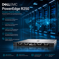 Untuk Server Komputer Rak PowerEdge R250 dengan Prosesor Intel Xeon E dan Sistem Manajemen Jarak Jauh IDRAC9