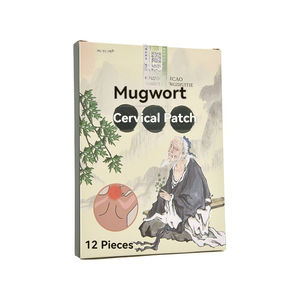 Airende Patchs auto-chauffants en gros, en boîte, 12 patchs par sachet, parfum armoise et gingembre, pour le cou, le dos, les genoux, les articulations et autres zones, traditionnels - Product Image 1