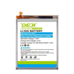 DEJI Battery For Samsung Galaxy A51 SM-A515F Replace EB-BA515ABY 4700mAh