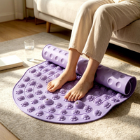 Tapis de massage des pieds en silicone liquide, tapis d'acupression pour le jogging, personnalisable à partir d'un dessin ou d'un échantillon