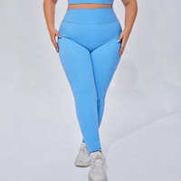 Leggings de yoga pour femmes, doux comme du beurre, extensibles dans les quatre sens, couleur unie, longueur cheville, taille haute, respirants, pour la salle de sport, pantalons de sport grande taille