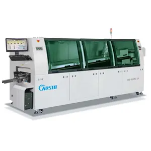 Novo equipamento de máquina de solda por ondas PCB grande sem chumbo Auctmatic, novo produto 2020, planta de fabricação, economia de energia fornecida