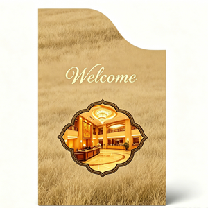 Porte-cartes de clés d'hôtel en carton découpé, imprimé offset couleur, pour hôtels, complexes hôteliers et auberges de charme - Product Image 2