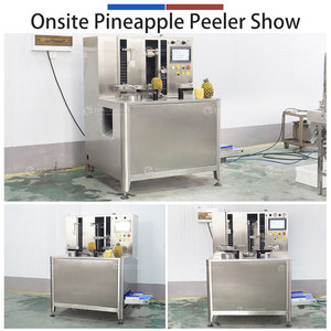 4in1 Pineapple Peeling, Coring, End Cutter and Wedge Cutter Machine Automatic Fruit Pineapple Peeling Machine - Product Image 2