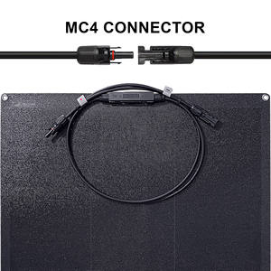 新しいトレンド100W高効率120W 150Wモノ結晶ソーラーセルBCフレキシブルソーラーパネル12Vソーラー太陽光発電薄膜PV - Product Image 2