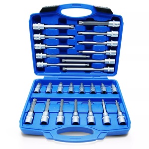 Jeu de 26 embouts multiprofile à longue portée, anti-effraction, mâle 12 points, <span class=keywords><strong>Torx</strong></span> étoile M5 à M16, 1/2 pouce - Product Image 6