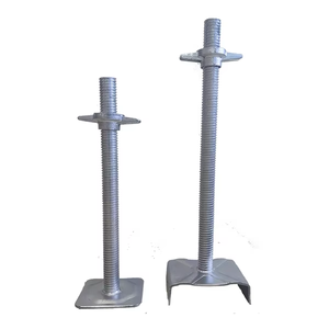 Base de andamio de acero galvanizado ajustable para andamios - Product Image 1